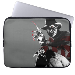 Freddy vs. Jason Freddy Seeing Red Laptop Sleeve