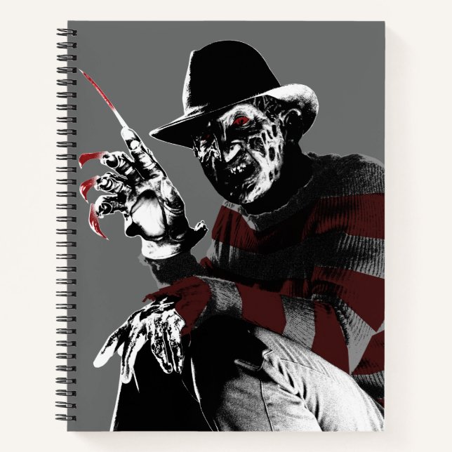 Freddy vs. Jason | Freddy Seeing Red Notebook (Front)