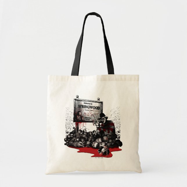Freddy vs. Jason | Welcome to Springwood Tote Bag (Front)
