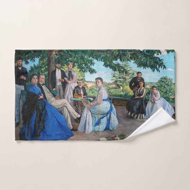 Frédéric Bazille - La Réunion Familiale (Serviette à main)