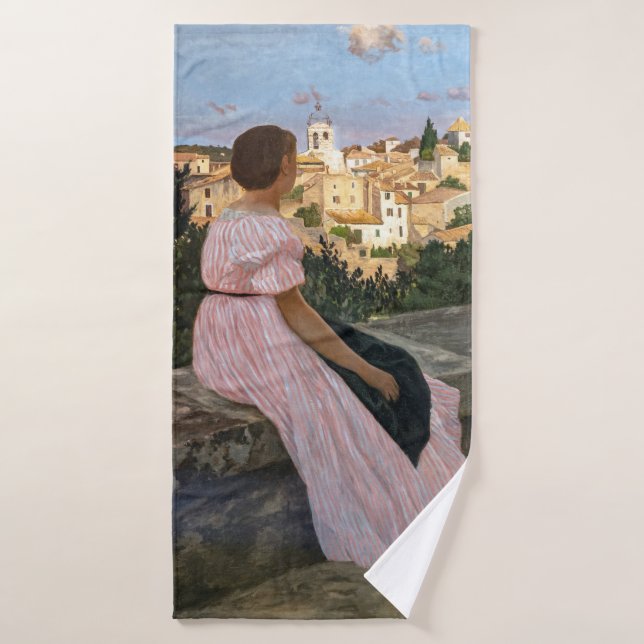 Frederic Bazille - La robe rose (Serviette de bain)