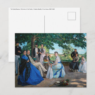 Frederic Bazille - The Family Reunion Postcard