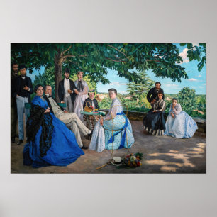 Frederic Bazille - The Family Reunion Poster