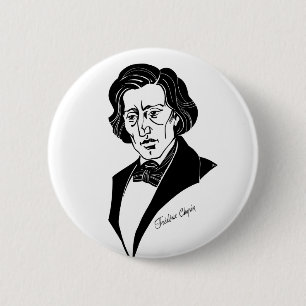 Frederic Chopin 2 Inch Round Button