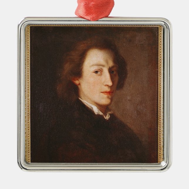 Frederic Chopin Metal Ornament (Front)