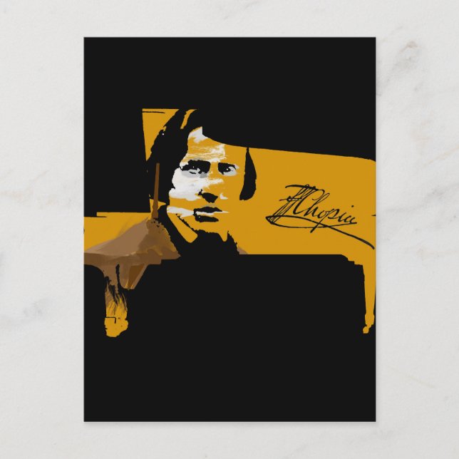 Frederic Chopin Postcard (Front)
