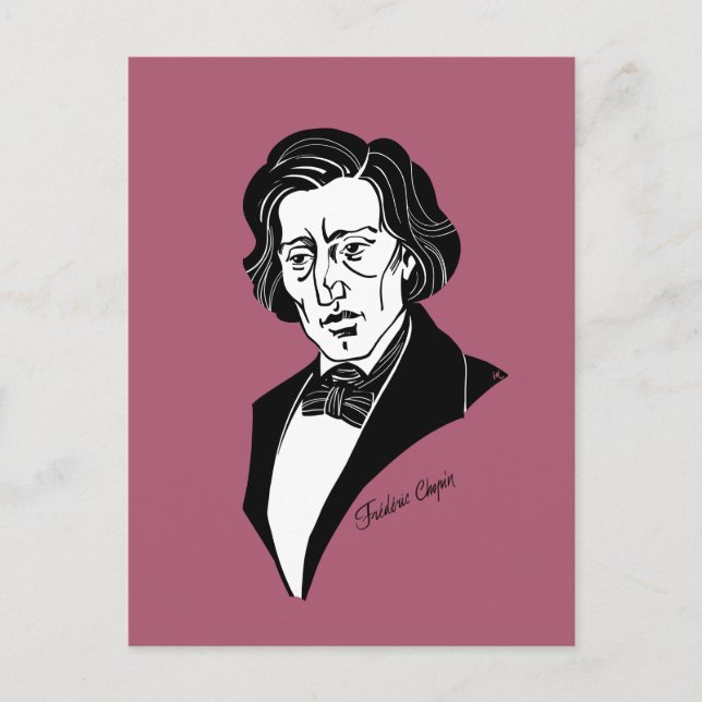 Frederic Chopin Postcard (Front)