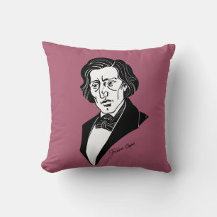 Frederic Chopin Throw Pillow