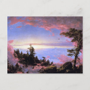 Frederic Edwin Church - Above the clouds at sunris Postcard