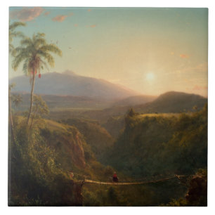 Frederic Edwin Church - American - Pichincha Tile
