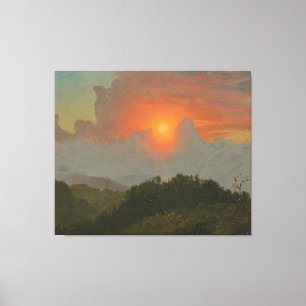 Frederic Edwin Church - Cloudy Skies  Canvas Print