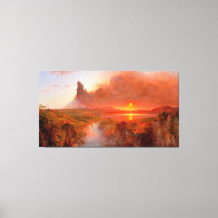  FREDERIC EDWIN CHURCH - COTOPAXI - 1862 - CANVAS PRINT