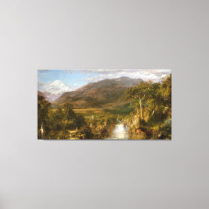 Frederic Edwin Church - Heart of the Andes  Canvas Print