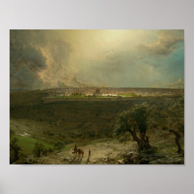 Frederic Edwin Church - Jerusalem from the Mount Poster (Front)