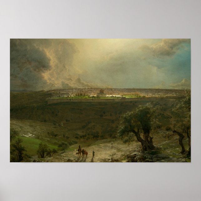 Frederic Edwin Church - Jerusalem from the Mount Poster (Front)