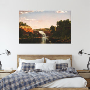 Frederic Edwin Church - Lower Falls, Rochester, NY Canvas Print