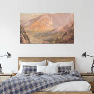 Frederic Edwin Church - Mt. Katahdin, Great Basin Canvas Print