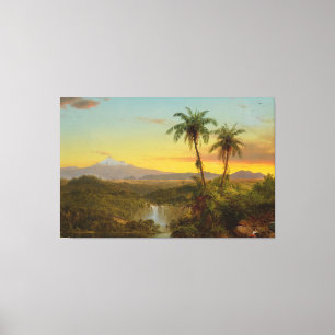 Frederic Edwin Church - South American Landscape Canvas Print