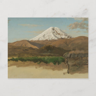 Frederic Edwin Church - Study of Mount Chimborazo Postcard