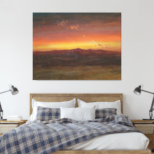 Frederic Edwin Church - Sunset Canvas Print