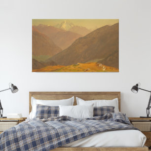 Frederic Edwin Church - The Goell and Watzmann, Canvas Print