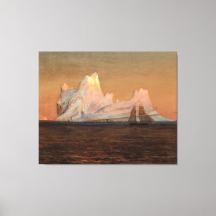 FREDERIC EDWIN CHURCH - THE ICEBERG - c. 1875 - Canvas Print