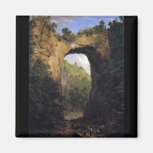 Frederic Edwin Church - The Natural Bridge Virgini Magnet