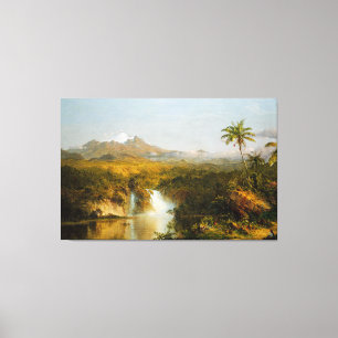 FREDERIC EDWIN CHURCH - VIEW OF COTOPAXI - 1857 - CANVAS PRINT