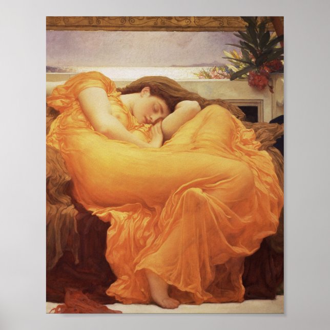 Frederic Leighton - Flaming June Poster (Front)