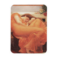 Frederic Lord Leighton Flaming June Square Art