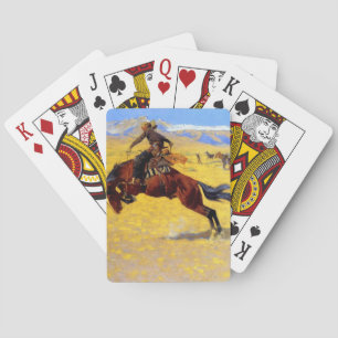 Frederic Remington Art “A Cold Morning on the Rang Playing Cards