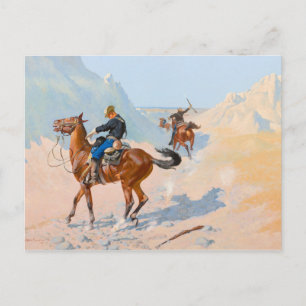 Frederic Remington - The Advance-Guard, or The Mil Postcard