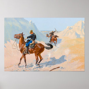 Frederic Remington - The Advance-Guard, or The Mil Poster