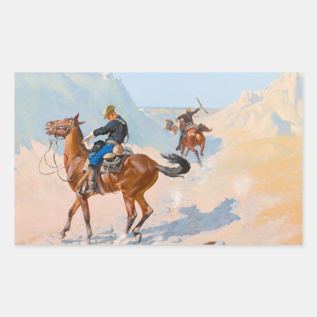 Frederic Remington - The Advance-Guard, or The Mil Sticker (Front)