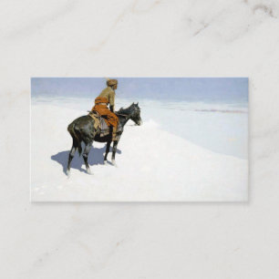 Frederic Remington - The Colour Of Night Business Card