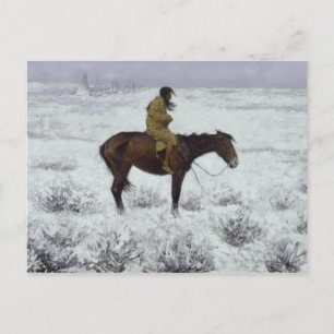Frederic Remington - The Herd Boy Postcard