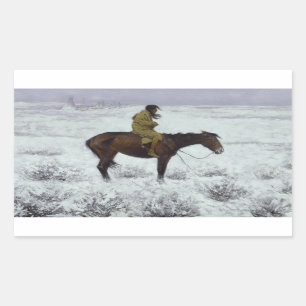 Frederic Remington - The Herd Boy Sticker