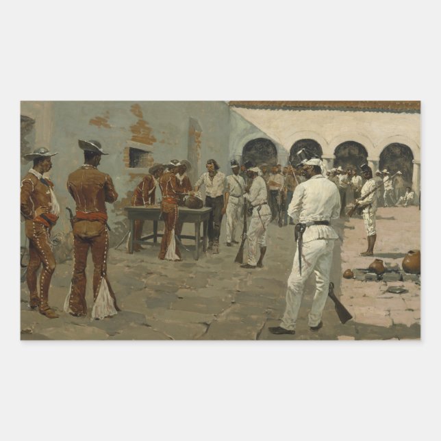 Frederic Remington - The Mier Expedition Sticker (Front)