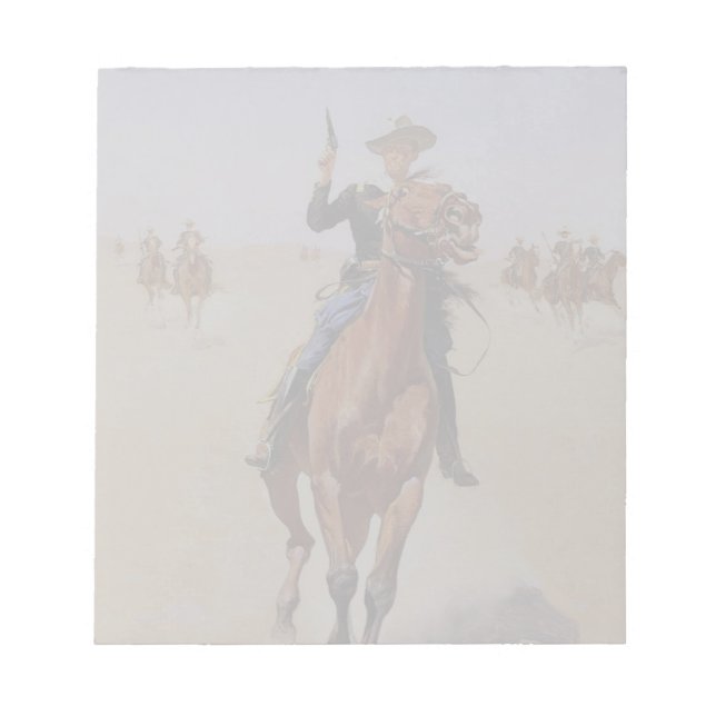 Frederic Remington The Trooper Notepad (Front)