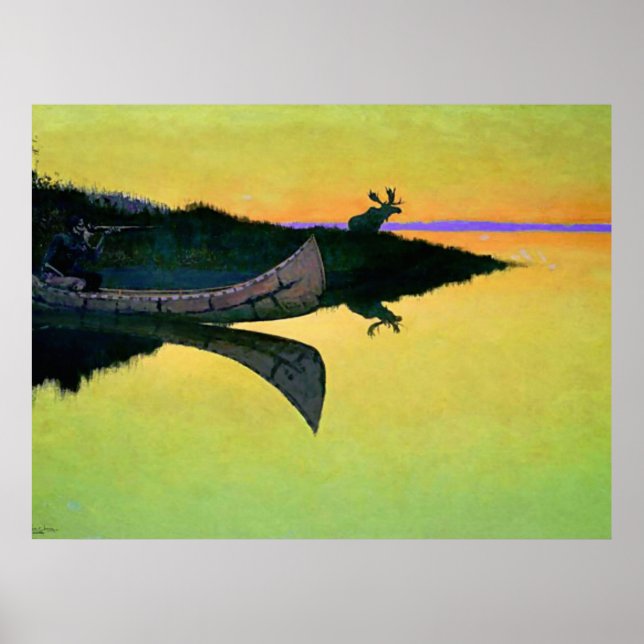 Frederic Remington Western Art “Coming To The Call Poster (Front)