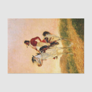 Frederic Remington Western Art “Modern Comanche” Tissue Paper