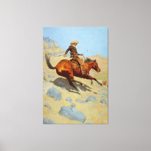 Frederic Remington's The Cowboy (1902) Canvas Print