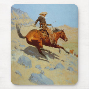 Frederic Remington's The Cowboy (1902) Mouse Pad