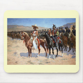 Frederic Remington's The Mexican Major (1889) Mouse Pad