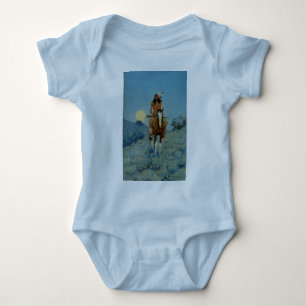 Frederic Remington's The Outlier 1909 Baby Bodysuit