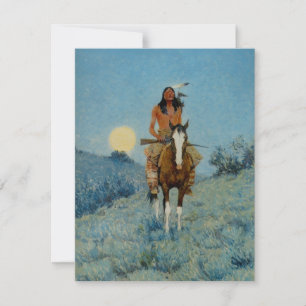 Frederic Remington's The Outlier 1909 Invitation