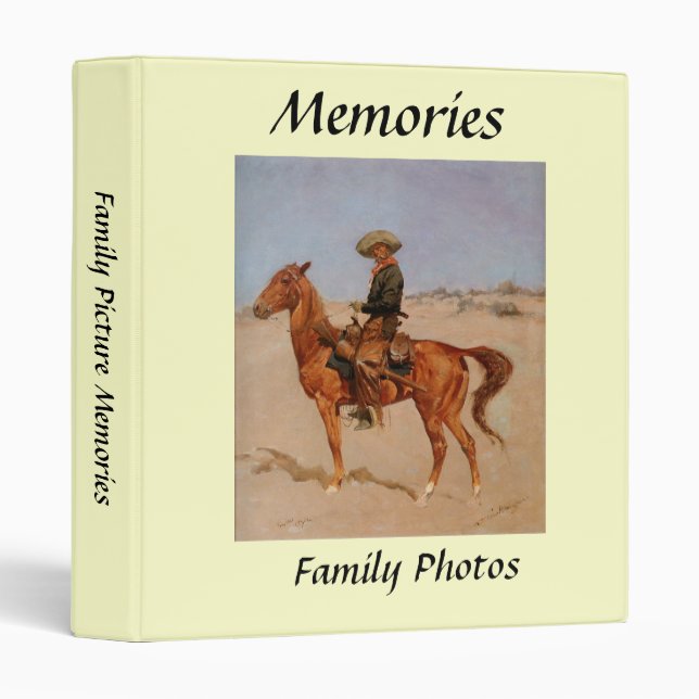 Frederic Remington's The Puncher (1895) Binder (Front/Spine)