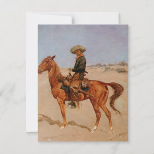 Frederic Remington's The Puncher (1895) Invitation