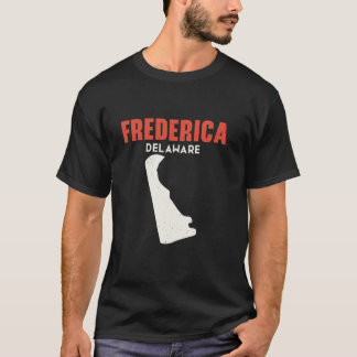 Frederica Delaware USA State America Travel Delawa T-Shirt