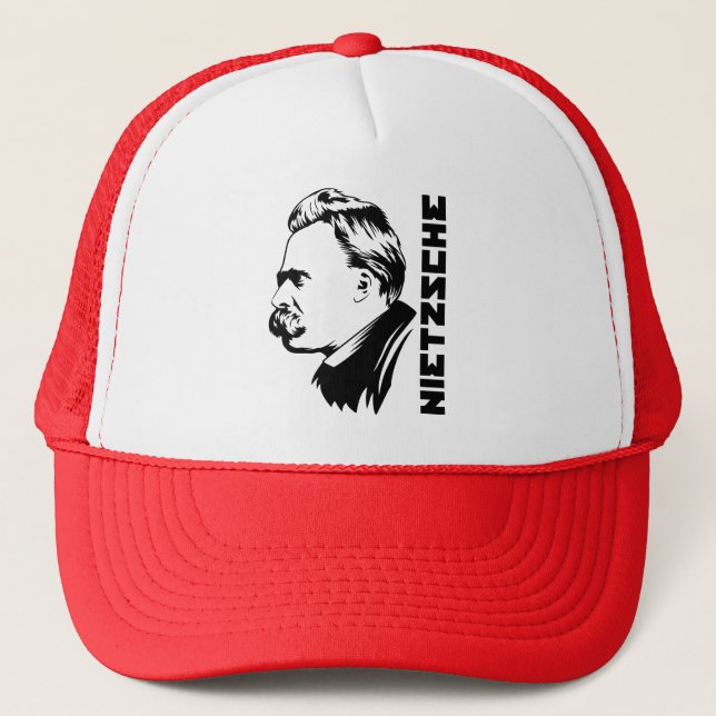 Frederich Nietzsche Portrait Casquette (Devant)